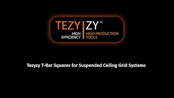 Tezyzy T-Bar Squares for Suspended Ceiling Grid Systems