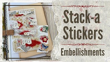 Stack a Sticker! Layered Clusters from Paper Bits