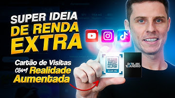 💸 SUPER IDEIA DE RENDA EXTRA - Cartão de Visitas com Realidade Aumentada! Crie agora mesmo!
