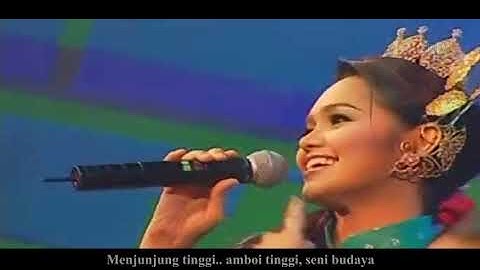 Tari Tualang Tiga - Siti Nurhaliza [ Video Lirik ] HQ Best Audio Quality