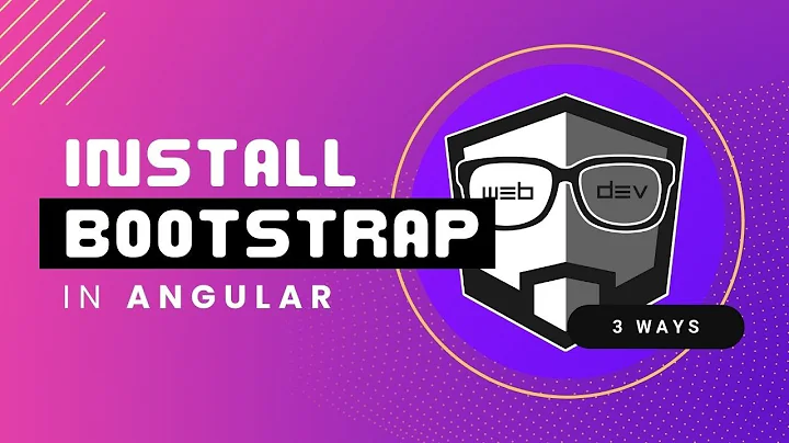 Add Bootstrap to Angular project