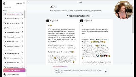 How to write a perfect OnlyFans welcome message using GPTease