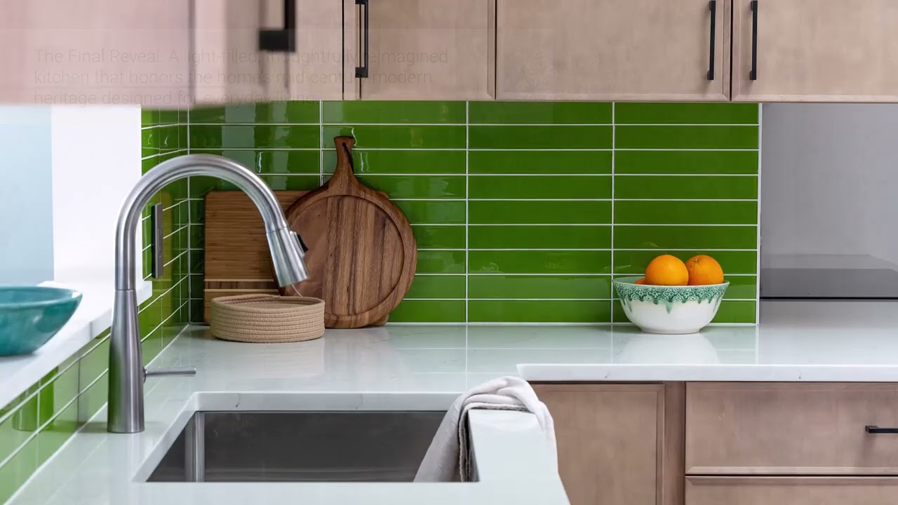 Madison Mid Century Modern Kitchen