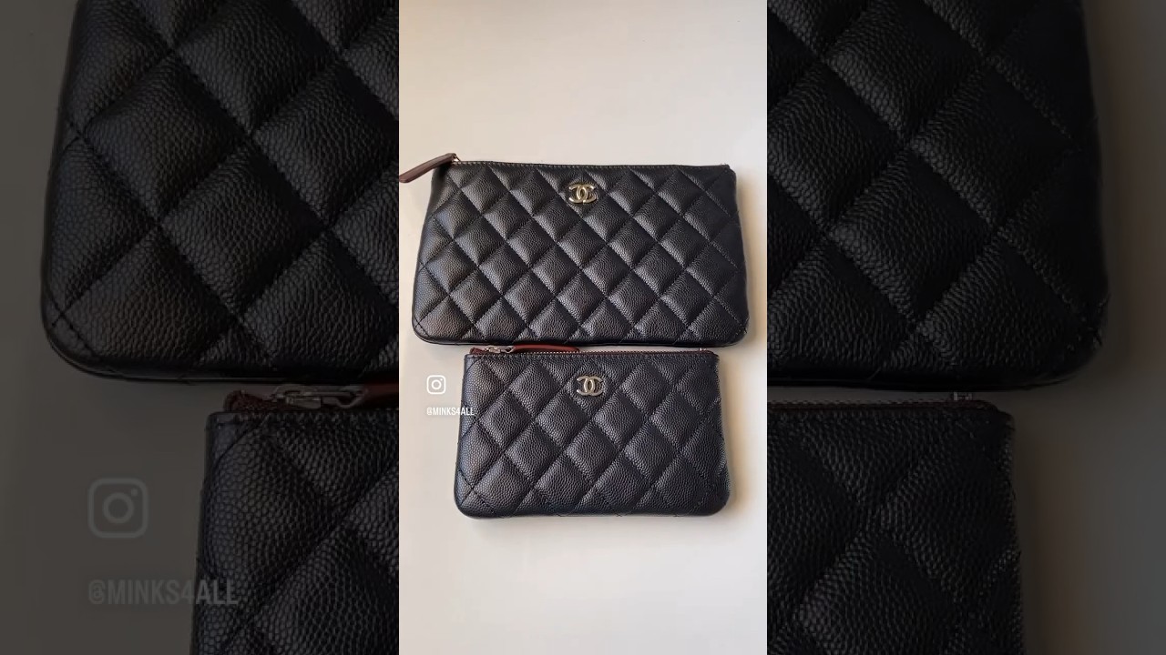 Chanel Mini O Case Black Caviar