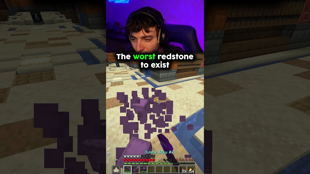 Худший из всех существующих видов редстоуна...