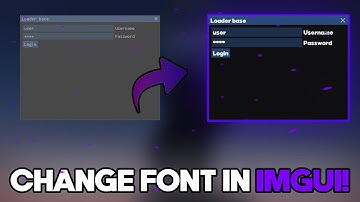 How to CHANGE FONT In ImGui 2025 🚀