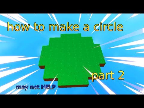 How To Make A Circle Pt2 Roblox Skyblock Youtube - how to make a circle in roblox skyblock ep10 youtube