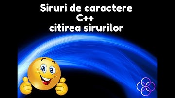 C++ Șiruri de caractere - Citirea șirurilor de caractere