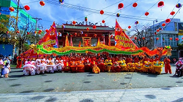 Lễ Khai Quang Điểm Nhãn Lân Sư Rồng Chiêu Nghĩa 2023 - Cúng Chùa Bà Thiên Hậu Bình Dương