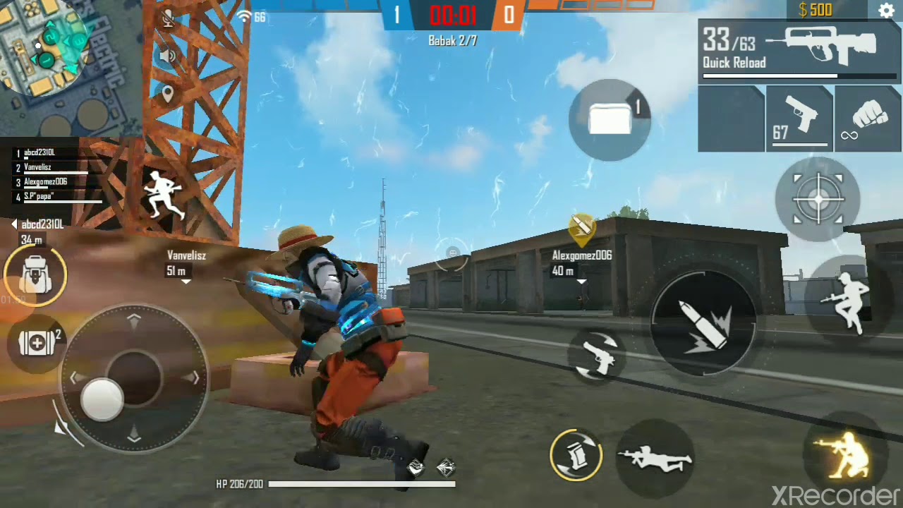 Senjata Over Power Di Free Fire Youtube