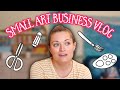 behind the scenes in my small art business &amp; life (studio vlog) 🌸