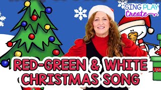 Christmas Song| Red, Green White Christmas Colors Song| Nursery Rhyme |Sing Play Create Resimi