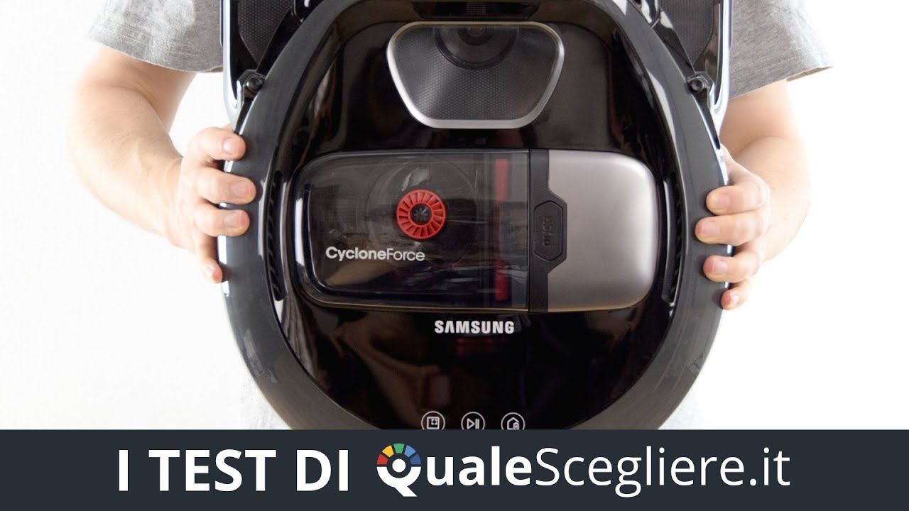 Samsung Powerbot VR7000 10 W Wifi in azione | QualeScegliere.it - YouTube