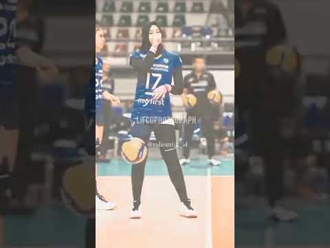 Wilda Siti Nurfadilah, beautiful female volleyball athlete from Indonesia