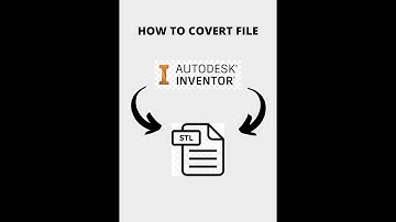 How to convert Inventor File to STL file