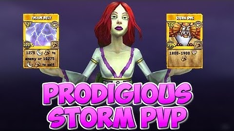 Wizard101: My First Prodigious (Level 110) Storm PvP