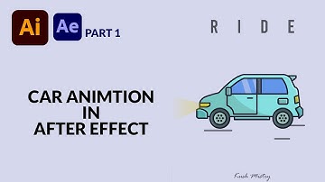 Simple Car animation | After effect aniamtion | clown fx | Part 1 | Full tutorial In Next Part