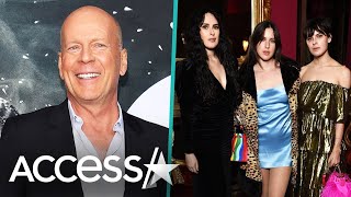 Bruce Willis' Daughters Feeling 'Overwhelmed' After Sharing His Dementia Diagnosis