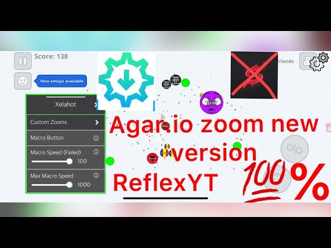 NEW VERSİON 2.24.1 ANDROİD ZOOM MOD MENU (AGARİO MOBİLE) 