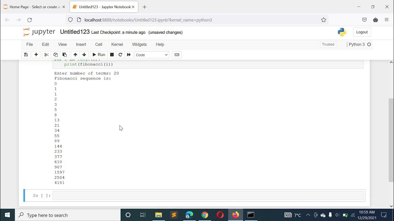 Python Program to Find the Fibonacci Series Using Recursion - YouTube