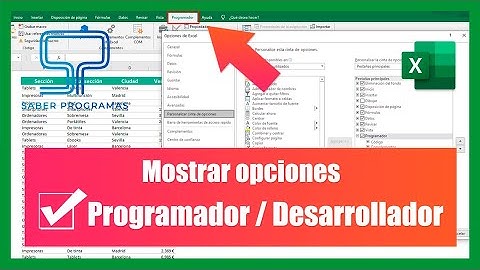 Excel | Habilitar pestaña Programador o Desarrollador en Excel | Método más rápido. Español HD