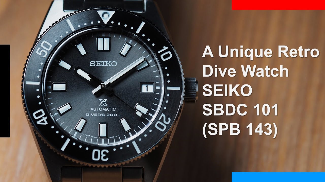 A Unique Retro Design SEIKO PROSPEX Mechanical Dive Watch SBDC 101 / SPB143  - YouTube