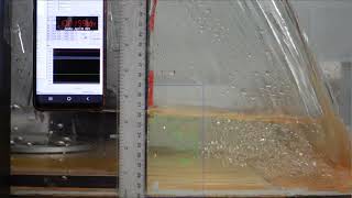 [Nappe Flow] Estimating Velocity of air-water flow (Aerated Cavity Case)