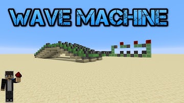 Minecraft redstone | Wave machine