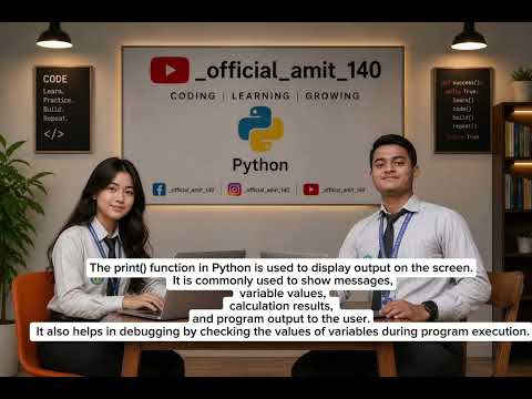 What is print() function in python ✅✅#100kview #pythondeveloper #python #follow #technology #hacker 