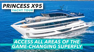 Access all areas of the gamechanging Princess Superfly | Princess X95 yacht tour | MBY