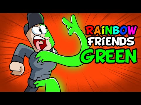 Rainbow Friends Green Transformation✨#rainbowfriendsanimation#green#ro