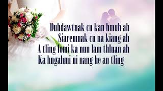 Video thumbnail of "Ka Hngahmi Ni -Van Biak Lian  Lyrics Video"