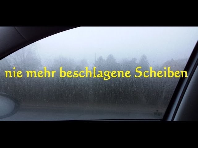 Keine beschlagenen Autoscheiben mehr mit Salz