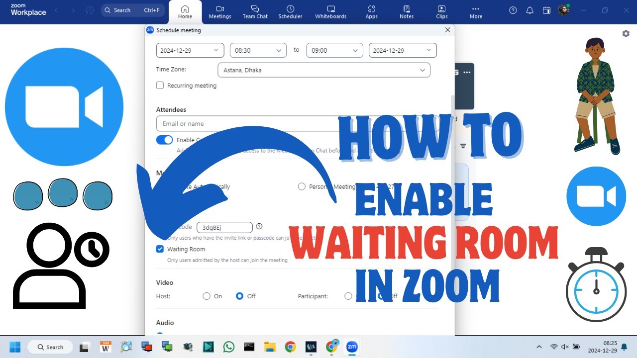 how-to-enable-waiting-room-in-zoom-secure-zoom-meetings-youtube