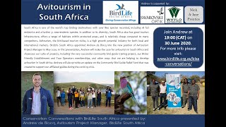 Conservation Conversations: Andrew de Blocq - Avitourism in South Africa (30 June 2020) screenshot 5