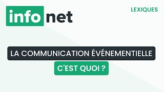 La communication événementielle, c'est quoi ? (définition, aide, lexique, tuto, explication)