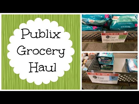 Publix Grocery Haul || Buy One Get One Free! 5/7/17