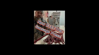 Watch me figure out how to use my new ELECTRIC sausage press | Brown's Butcher Block