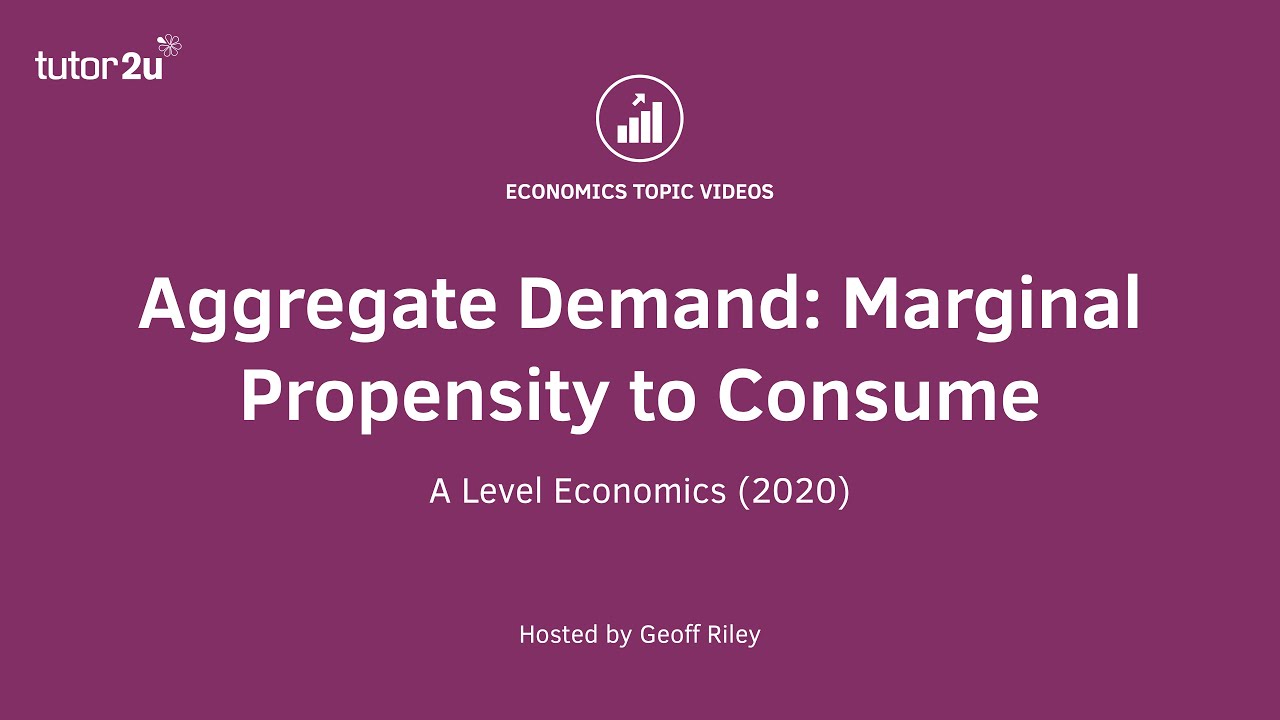 Marginal Propensity to Consume