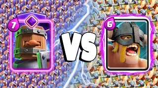 ROYAL RECRUITS EVOLUTION Vs ELITE BARBARIANS - Clash Royale Battle