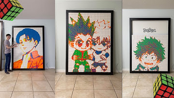 My Anime Rubik’s Cube Art Compilation!!! 🎨✨ *Lockdown Activity*