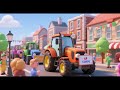 Tractor Color Parade in Town | Colors Song for Kids | Nursery Rhymes