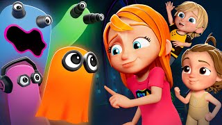 RAiNBOW GHOSTS 3 - BABY ORANGE!!  Adley \& Dad save Mom! Navey and Niko help escape the Portal House!