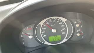 Hyundai Tucson  JM 2.0 crdi 4wd acceleration 0-100 km/h