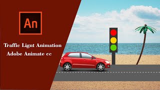 Car & Traffic Light 2D Animation Tutorial in Adobe Animate CC