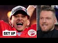 Pat McAfee reacts to Patrick Mahomes taking the Chiefs to the Super Bowl | Get Up