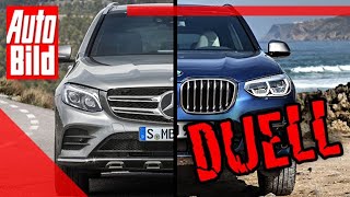 Duell hinter'm Deich: Mercedes GLC vs. BMW X3 (2019): Test - Auto - SUV - Vergleich