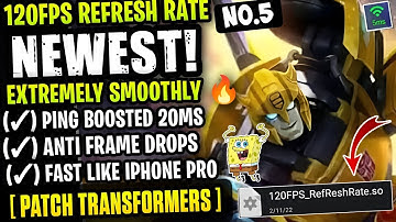 Update New! Config ML Anti Lag 60FPS Smooth Extreme + Ping Booster [ Patch Transformers ] MLBB