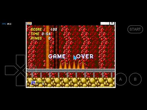 Sonic 2 Rescue Tails Game Over 