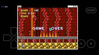 Sonic 2 Rescue Tails Game Over